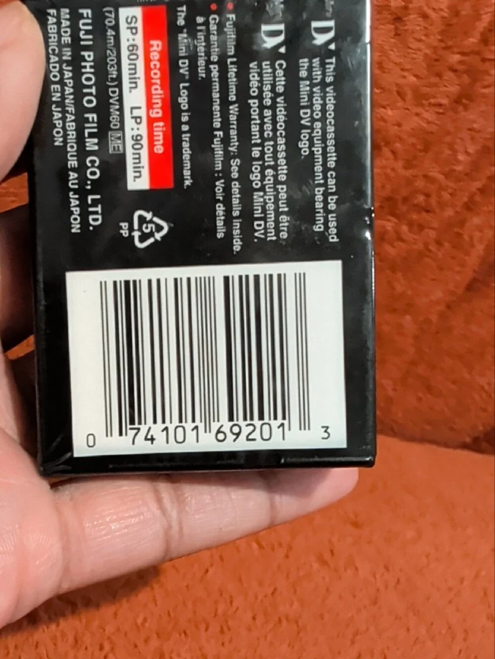 Fujifilm DVC Mini DV Tape ( Recordable / 60min )